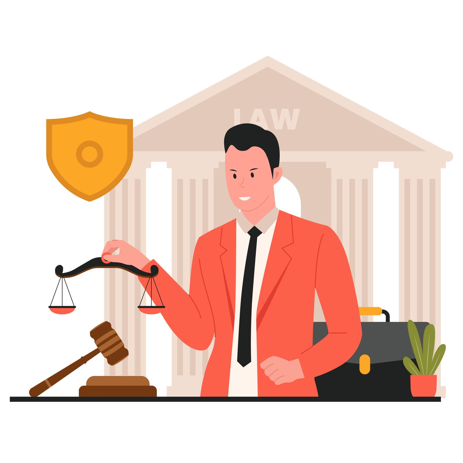 legal services and services of a lawyer for business